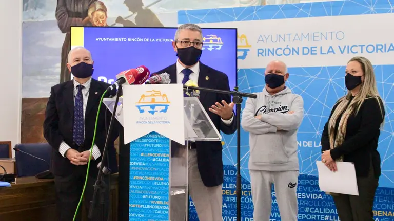 Fern&aacute;ndez, Salado, G&oacute;mez y Aguilar, en la presentaci&oacute;n de los presupuestos 2021