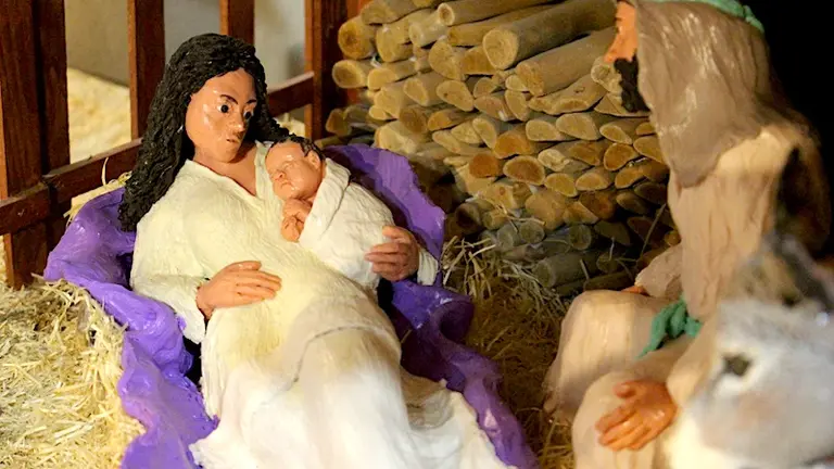 Nacimiento de plastilina