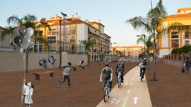 Infograf&iacute;a de la calle Frigiliana, EDUSI "Rinc&oacute;n es Vida"