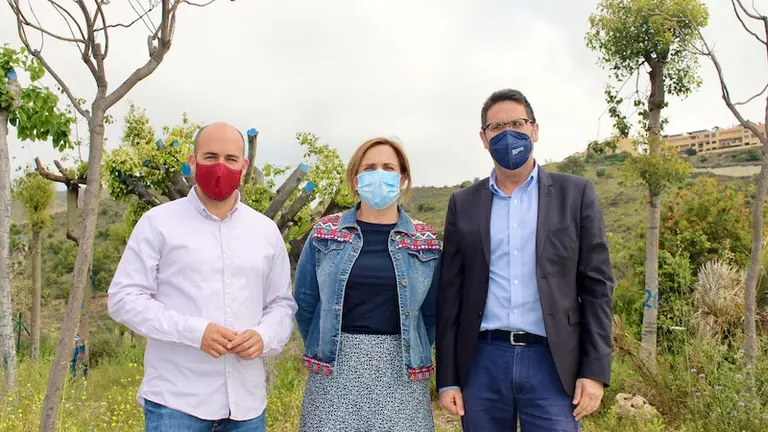 Ediles socialistas en Parque Victoria