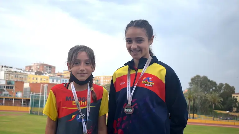 Marta Pérez y María Redondo del Club Málaga Bahía