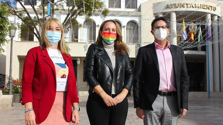 Los portavoces Calder&oacute;n, Ramada y S&aacute;nchez.