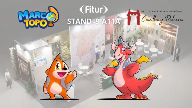 Yincana Marco Topo y Dragoncito en Fitur 2024