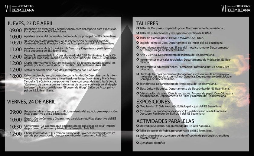 Díptico_II VII Ciencias Bezmiliana