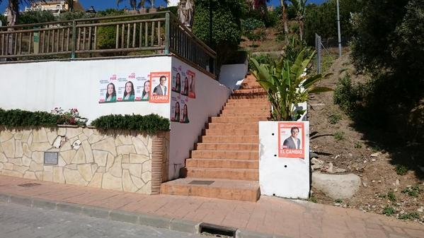 carteles pared