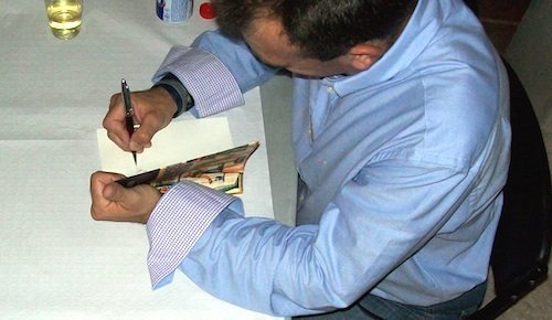 Andi Garcia - Firma de libros El Hallazgo - Castillo Bezmiliana