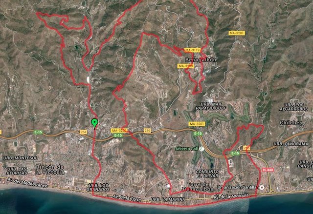 Recorrido IV Desafío Granadillas MTB Solidario 2015