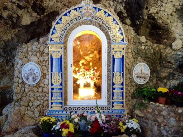 Hornacina Virgen del Carmen en el Tajo reparada