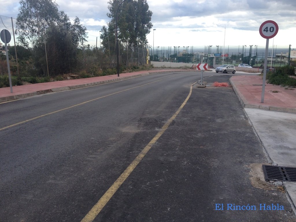 Carretera Macharaviaya en obras feb 2016