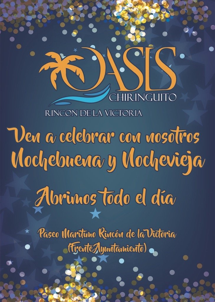 Oasis Chiringuito Playa CARTEL A3