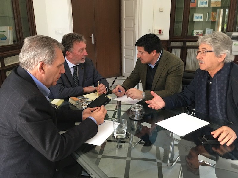 Un momento de la reunión