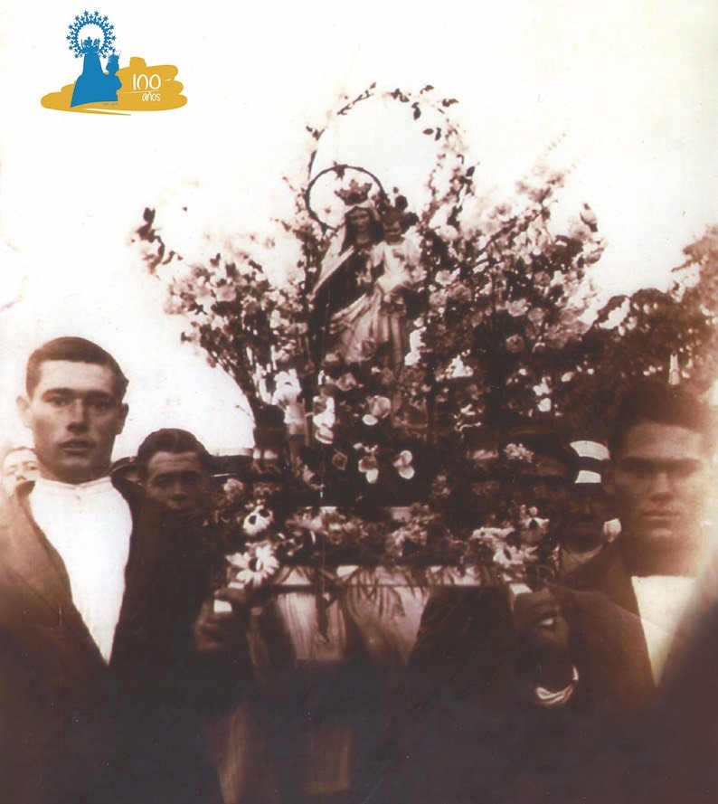 Foto primera procesion Virgen del Carmen - Rubio y Serrano