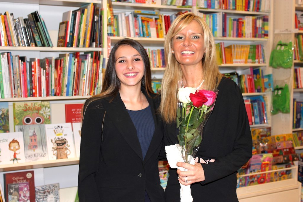 Maria Sanchez Izquierdo y la alumna Barbara Ortega Fernandez_8681 1024
