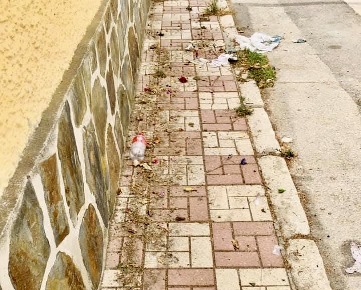 Una fotodenuncia en rrss de una calle _6004