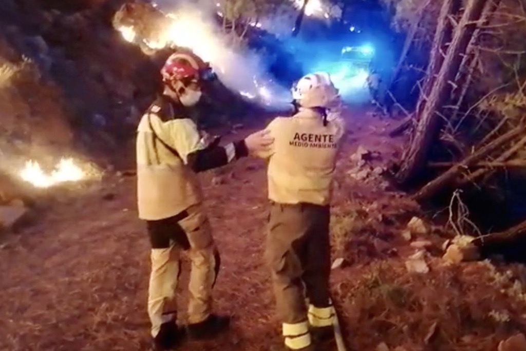 Captura Video Infoca Incendio Sierra Bermeja_6154